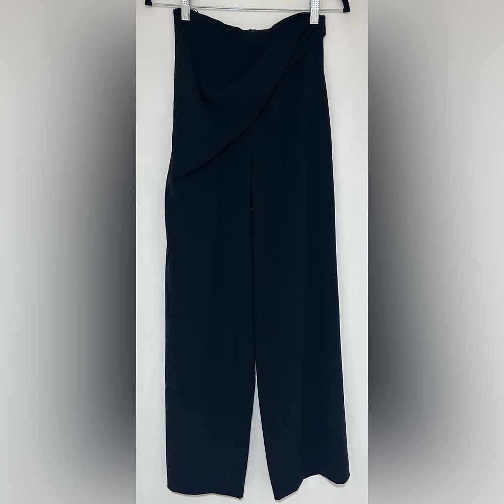 Talbot Runhof Black Wide Leg Designer Pants Size 6